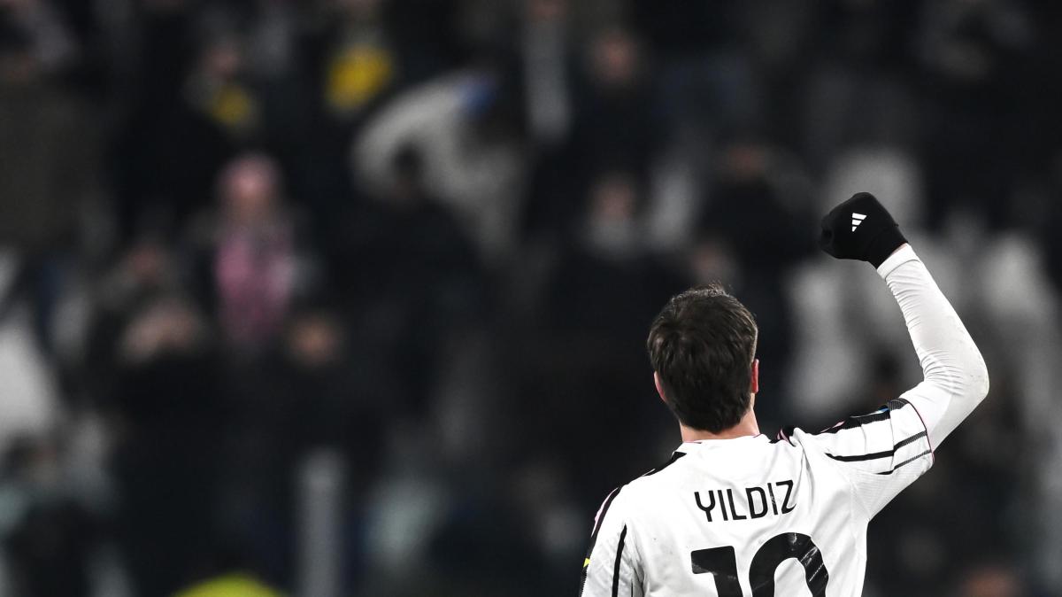 La Juve pareggia al primo tiro in porta: Yildiz firma l'1-1 al 58'