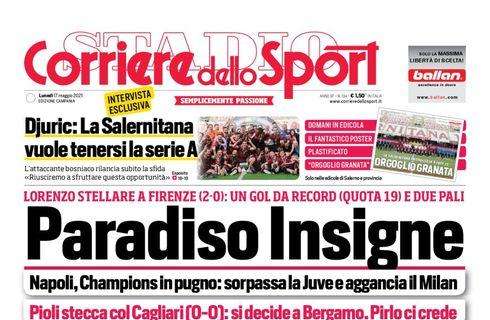 PRIMA PAGINA - CdS Campania: "Paradiso Insigne"