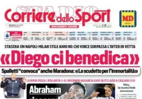 PRIMA PAGINA - CdS e le parole di Spalletti: "Diego ci benedica"