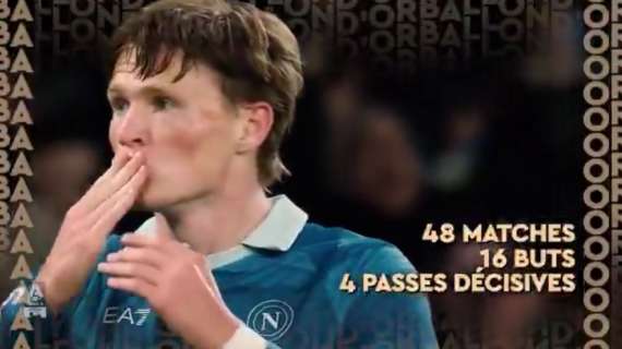 Pallone d'Oro, la clip ufficiale: McTominay coi gol decisivi con Cagliari e Monza
