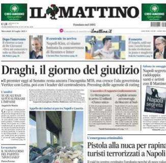PRIMA PAGINA - Il Mattino: "Napoli-Kim, ci siamo: battuta la concorrenza di Rennes e Inter"