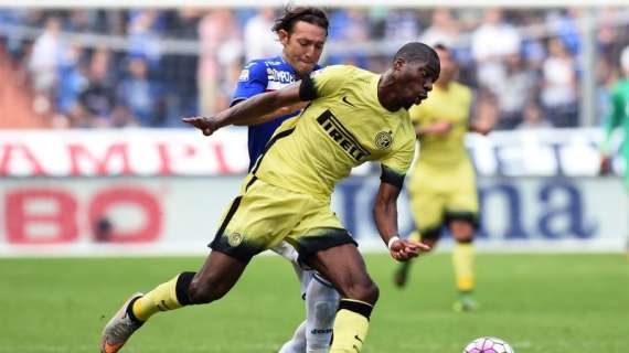 Inter, affaticamento muscolare per Kondogbia: in dubbio la sua presenza col Napoli