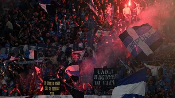 Napoli-Cagliari, mega coreografia in Curva B: "Avanti scugnizzi"
