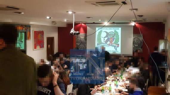 FOTO TN - Gli ultras di Napoli e PSG a cena insieme in città: "Benvenuti, amici francesi!"