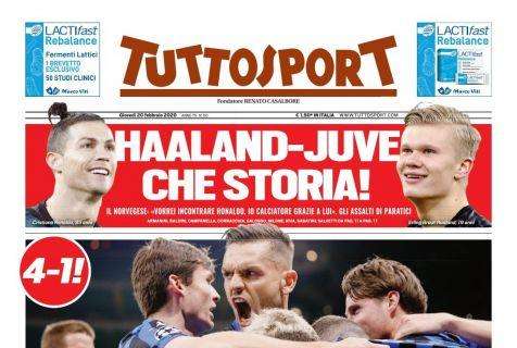PRIMA PAGINA - Tuttosport ricomincia: "Haaland-Juve, che storia"