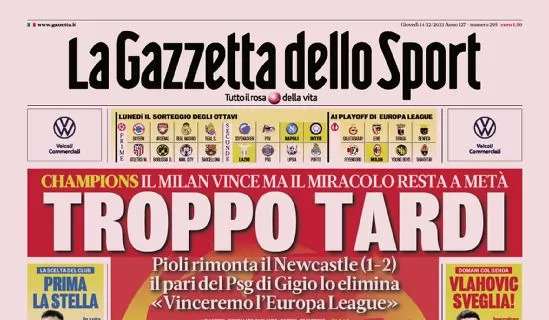 PRIMA PAGINA - Gazzetta: "Addio Totonno. Fu lui a portare Diego a Napoli"