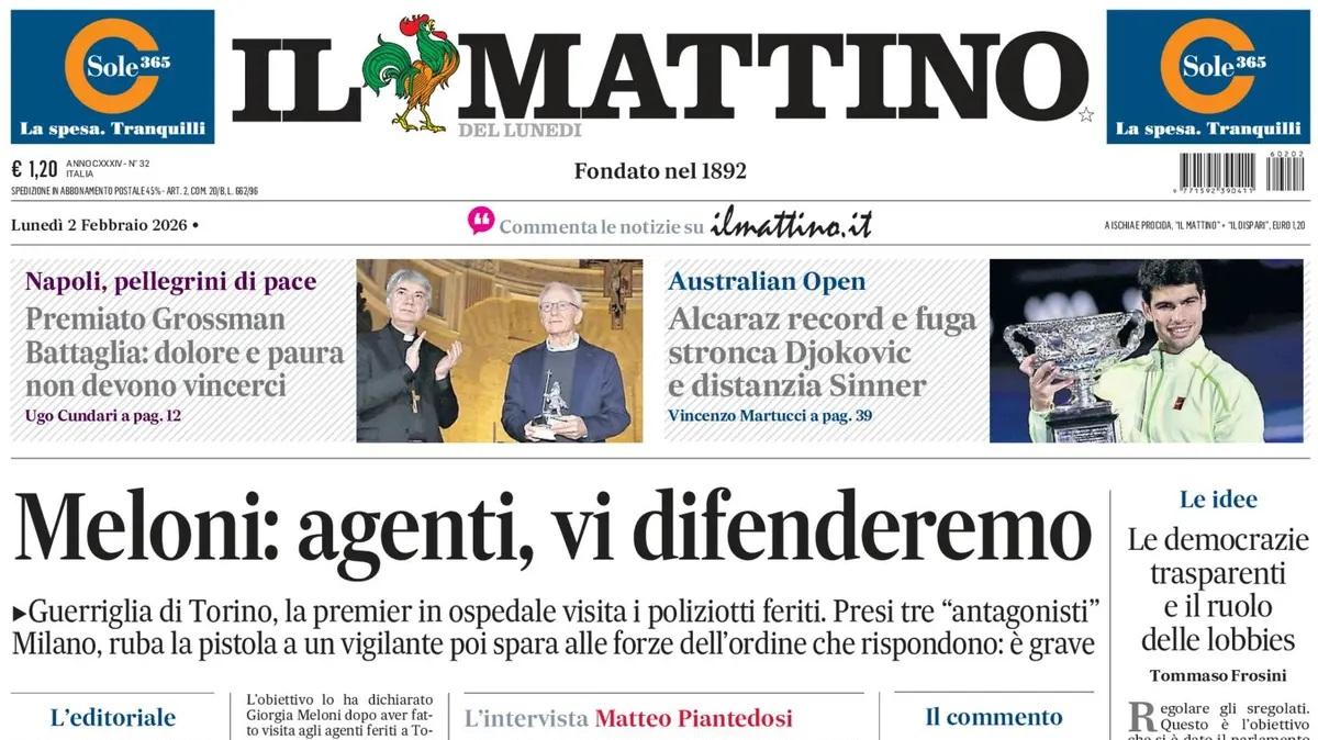 Il Mattino: "Rialzati capitano"