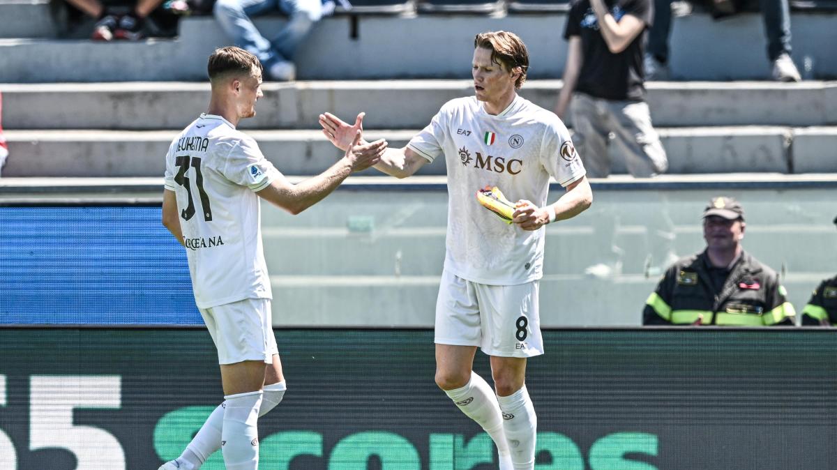 Napoli avanti di due sul Pisa a fine 1T: Conte vicino a chiudere la pratica Champions