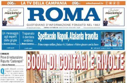 PRIMA PAGINA - Il Roma esalta gli azzurri: "Spettacolo Napoli, Atalanta travolta"