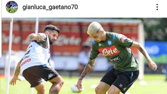 FOTO - Gaetano con Insigne su Instagram: "Cuore napoletano"