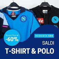 T-shirt e polo del Napoli a prezzi pazzi