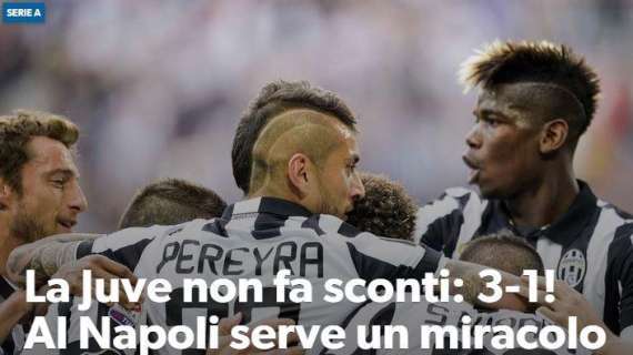 FOTO - Il titolo del CdS: "La Juve non fa sconti! Al Napoli serve un miracolo"