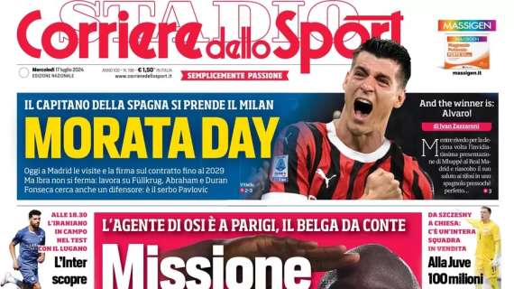 CdS: "Missione Big Rom, 25 milioni per Lukaku"