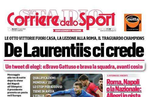 PRIMA PAGINA - Cds Campania: “De Laurentiis ci crede”