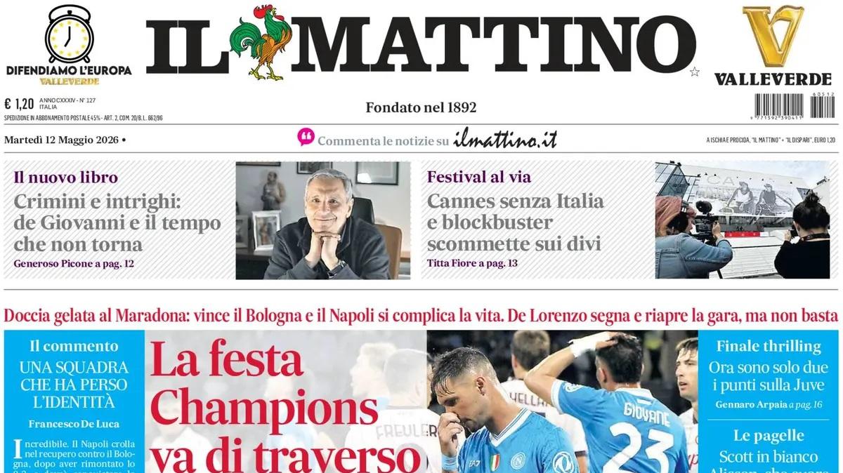 Il Mattino: "La festa Champions va di traverso"