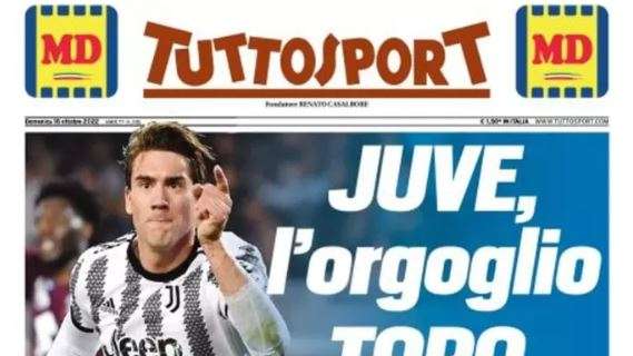 PRIMA PAGINA - Tuttosport: "Gasp risorpassa, Spalletti non ci sta"