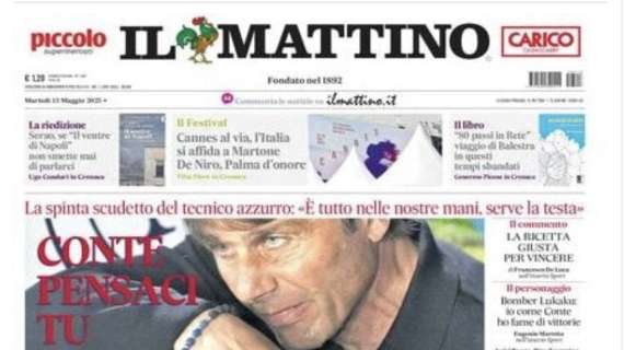 Il Mattino: "Conte pensaci tu"