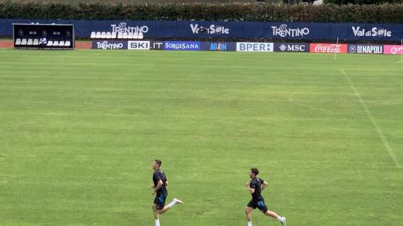 Ultimo allenamento a Dimaro: il report della SSC Napoli