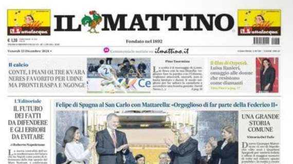 Il Mattino: “Neres favorito per Udine, ma pronti Raspa e Ngonge”