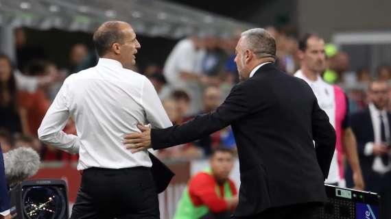 Milan, Allegri: "Rosso? Per fortuna la giacca mi ha salvato"