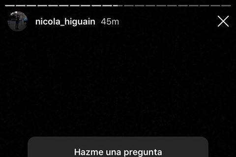 Nicolas Higuain su Instagram: “Che il Milan domani vinca, poi se segna Gonzalo meglio. Lota? Grazie!”