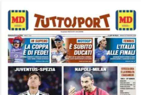 PRIMA PAGINA - Tuttosport: "C'è Ibra in agguato"