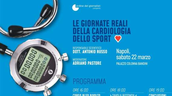 Convegno su Cardiologia Sportiva a Villa Colonna Bandini con lo staff medico SSC Napoli