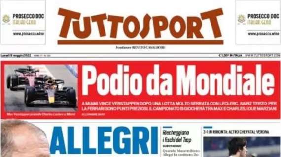 PRIMA PAGINA - Tuttosport: "Allegri divide e impera"