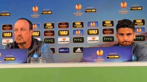 RILEGGI LIVE - Benitez: "Wolfsburg forte, volevo tre giocatori... Fiorentina? Meglio con la Roma. Sul ritiro...",  Insigne: "Squadra unita, ritiro accettato senza problemi"