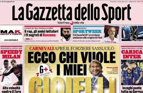 PRIMA PAGINA - Gazzetta: "Carnevali: Napoli su Traore. Benitez: questo Napoli è un po' mio"