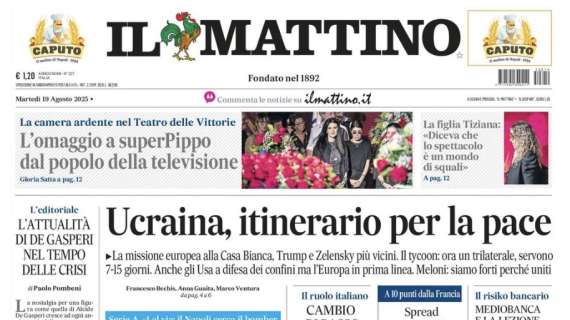 Il Mattino: "Choc Lukaku, fuori tre mesi"