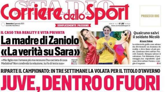 PRIMA PAGINA - CdS titola: "Osimhen multato, Gattuso riparte"