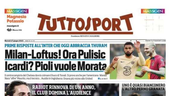 PRIMA PAGINA – Tuttosport: “Juve, ti guardano tutti”