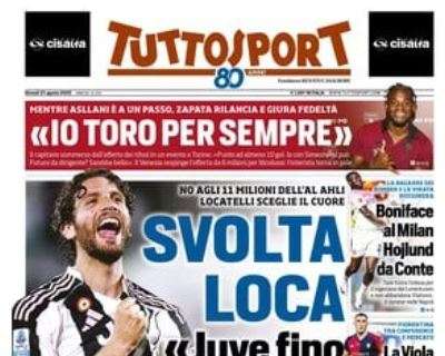 Tuttosport: "Boniface al Milan e Hojlund da Conte a Napoli"
