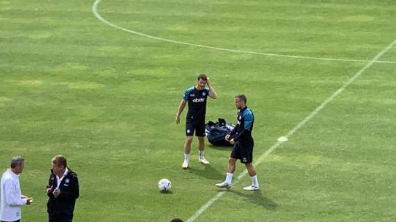 FOTO - Primi rientri a Castel di Sangro: quattro azzurri tornano a lavorare in gruppo