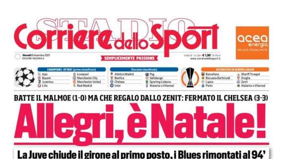 PRIMA PAGINA - Corriere dello Sport: “Un Napoli con l’anima”