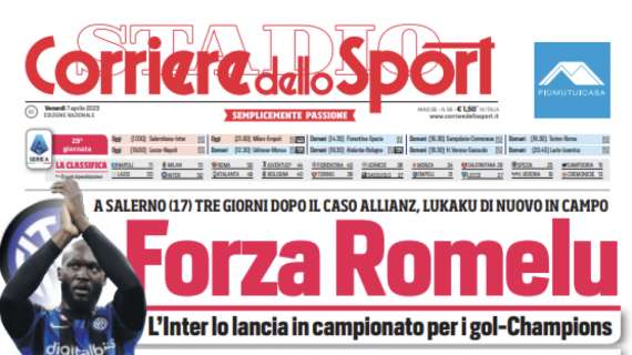 PRIMA PAGINA - Corriere dello Sport: “Spalletti riparte da Lecce: ‘Io, l’ultimo samurai'”