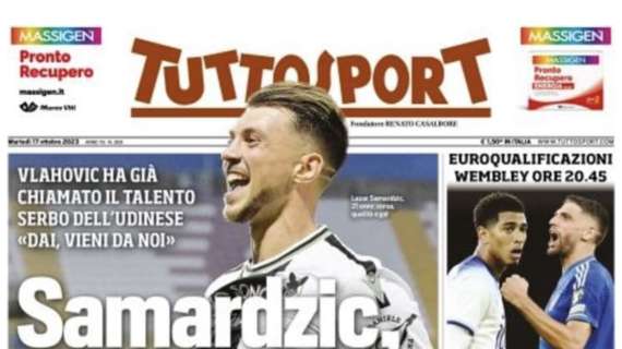 Prima Pagina Tuttosport “samardzic Primi Sì Alla Juve” 1163