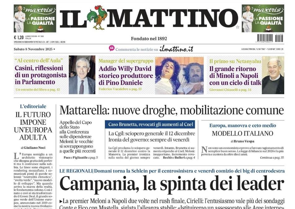Il Mattino: "Forza Napoli, metti le ali"