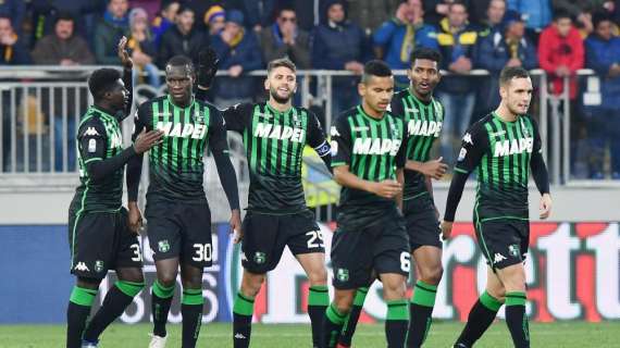 Il Sassuolo torna a vincere dopo due mesi, travolto 4-0 il Chievo