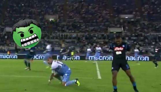 VIDEO - Allan in versione Hulk contro la Lazio: strappa il pallone a Immobile, poi esultanza e grido