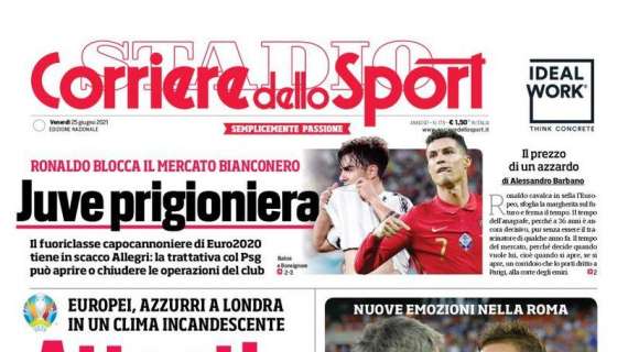 PRIMA PAGINA - Corriere dello Sport: “Attenti: l’arbitro è inglese”