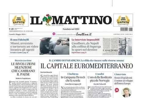 PRIMA PAGINA - Il Mattino: "E' un Napoli da record. Al cinema"