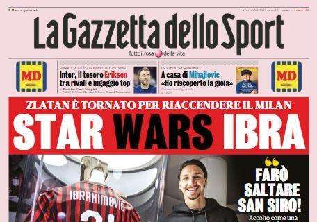 PRIMA PAGINA Gazzetta - "Star Wars Ibrahimovic"