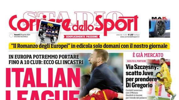 PRIMA PAGINA - Corriere dello Sport: “E’ Dovbyk la nuova tentazione del Napoli”