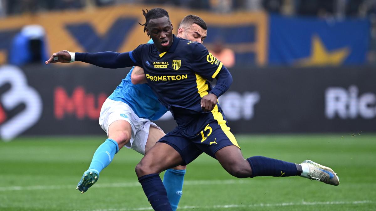 Parma, Elphege in conferenza: "Contento per l'esordio e l'assist. In settimana abbiamo lavorato molto"