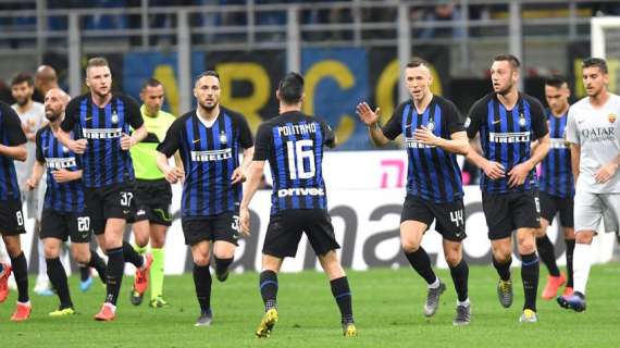 Inter e Roma si dividono la posta: a San Siro finisce 1-1, per la gioie delle altre