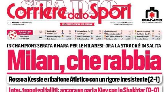 PRIMA PAGINA - CdS sulle plusvalenze-Juve: "Verifica ispettiva della Consob"