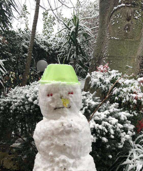FOTO&VIDEO - Nevicata straordinaria a Napoli, in casa Callejon stupore e pupazzi di neve