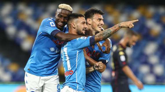 Napoli al riposo sul 4-0: azzurri mostruosi, Atalanta devastata in ogni zona